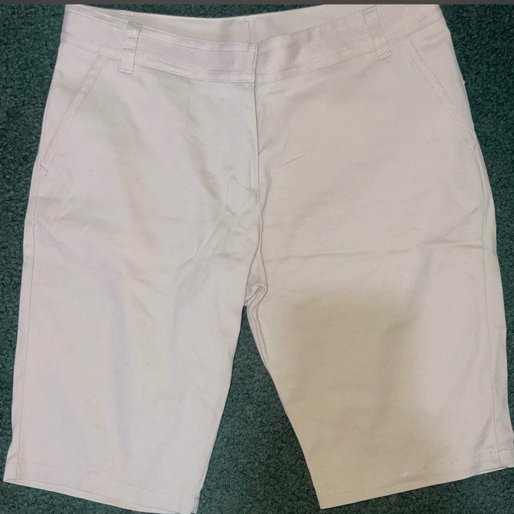 Nautica Khaki School Uniform Shorts Size 14